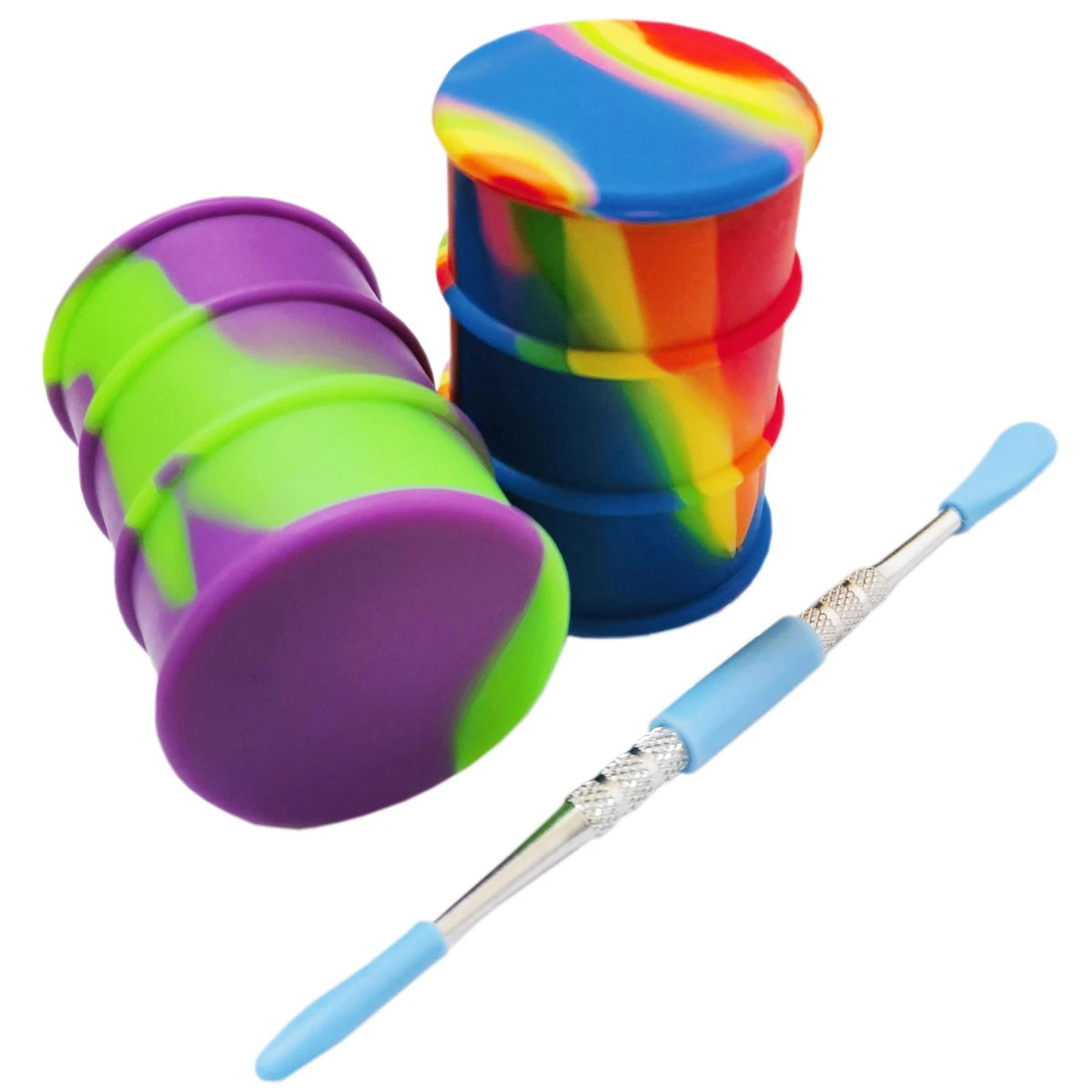 26ml Silicone Wax Concentrate Containers - Set of 4, Multicolor