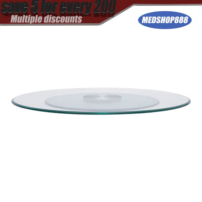 27.56" Glass Turntable for Dining Table Centerpiece