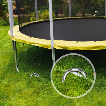 Set of 8 Heavy 10-Inch Ground Stakes for Trampoline