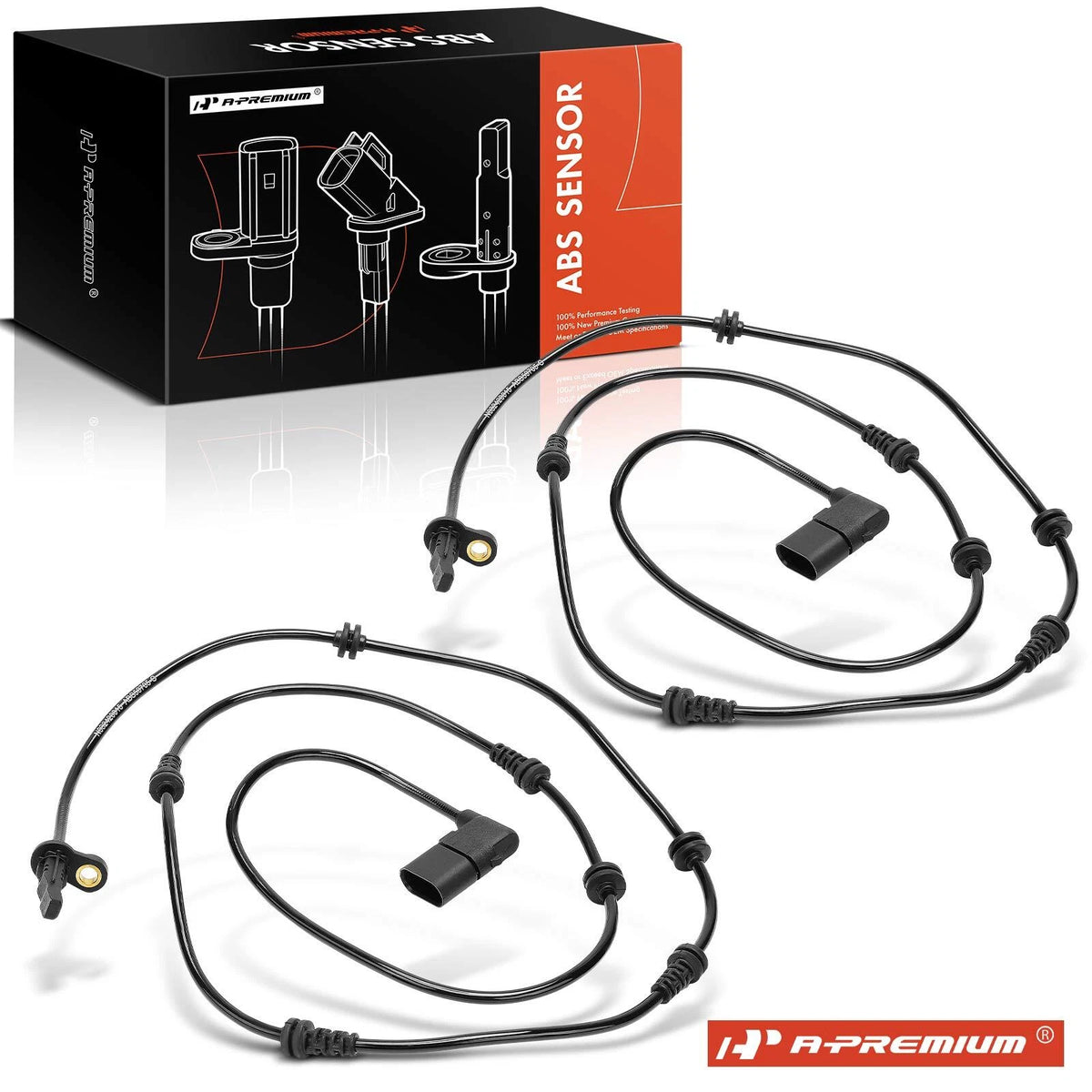 2X Front ABS Wheel Speed Sensor for Mercedes-Benz S560 S63 AMG (2018–2021) A2229059705, A2229050900, 2229059705, 2229050900, 2ABS3245