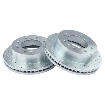 2X Front Brake Discs for Chevy Silverado 2500 HD (2017–2021) 18022448, S55191