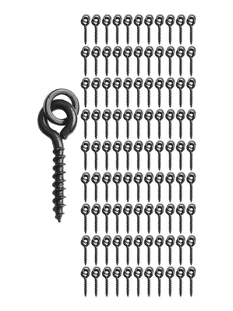 Fishing Bait Screws 15mm Black for Universal Use (No Specific Year)
