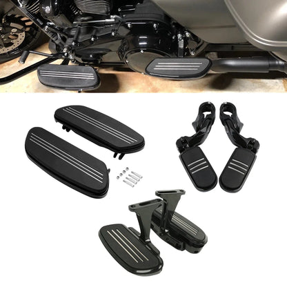 Rider Passenger Pegstreamliner Footboard & FootPegs for Harley Road Glide (1993–2024)