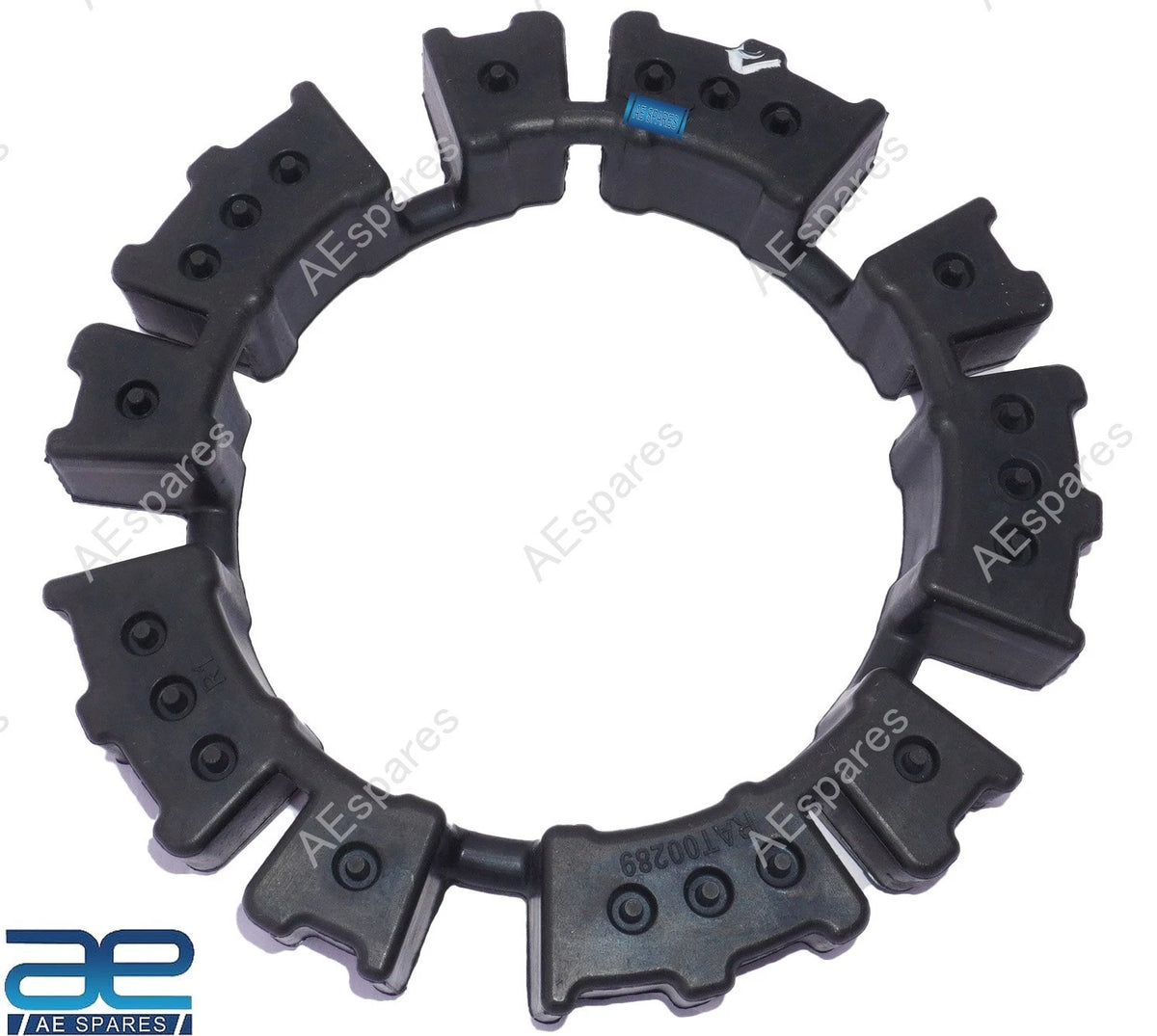 Cush Rubber Black for Royal Enfield Himalayan 450 (2023–2023) RAT00289