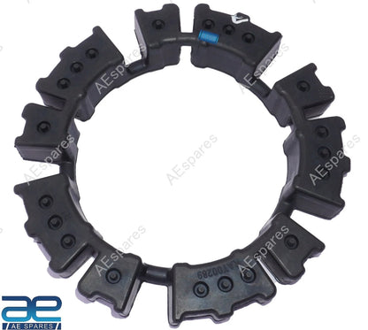 Cush Rubber Black for Royal Enfield Himalayan 450 (2023–2023) RAT00289