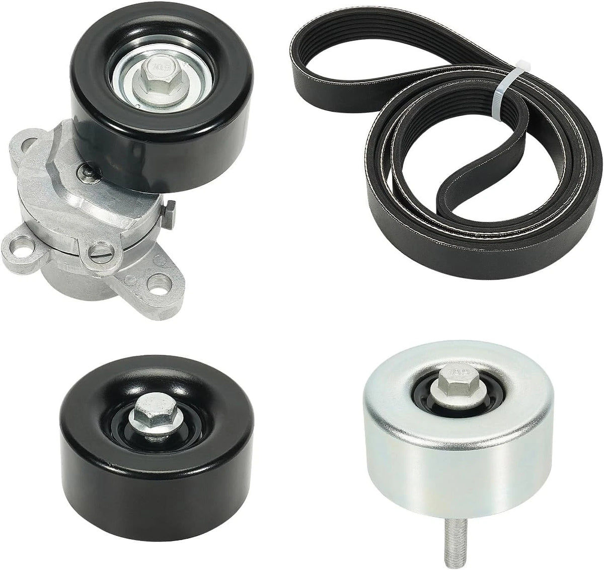 Serpentine Belt Kit with Engine Drive Belt Tensioner for Nissan (11955JA10D)