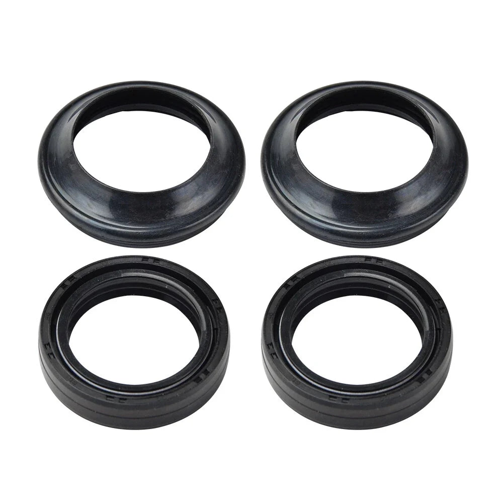 Set of 2 Front Fork Oil Dust Seals Kit for Kawasaki Ninja 250R 500 500R