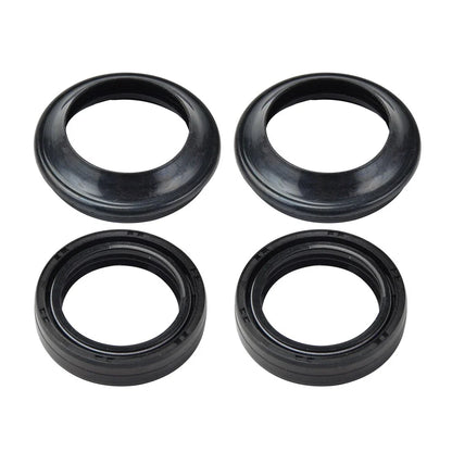 Set of 2 Front Fork Oil Dust Seals Kit for Kawasaki Ninja 250R 500 500R