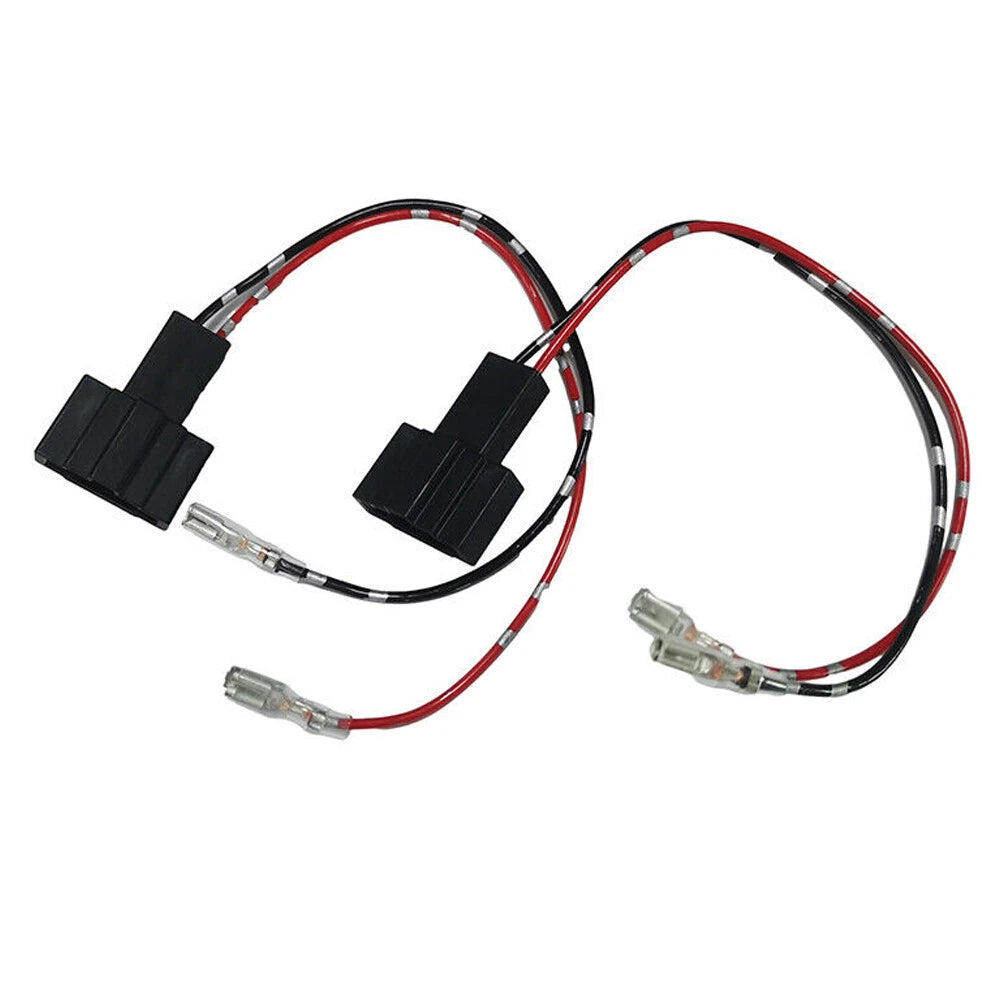 2X 2-Pin Car Speaker Wire Harness Adapter Connector for Audi