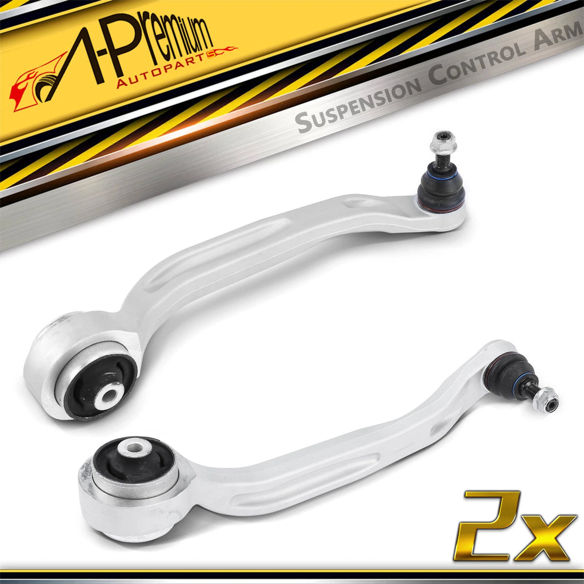 2X Front Lower Rearward Control Arm w/Ball Joint for Audi A6 Quattro (2005–2011) - 4F0407693, 4F0407693B, 4F0407693C, 4F0407693G, 4F0407693H