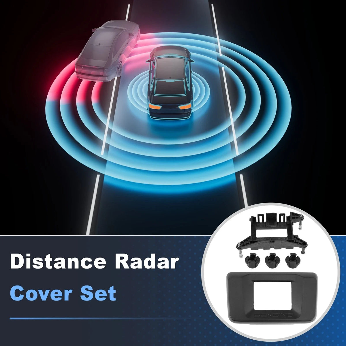 Front Bumper Distance Sensor Milliwave Radar Cover for Honda Accord (2018–2022)