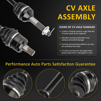 Set of 2 CV Axle Shaft Assemblies for Kawasaki Teryx Teryx4 800
