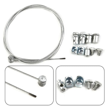 Set of Solderless Nipples with Sleeve and Nut for Clutch, Throttle