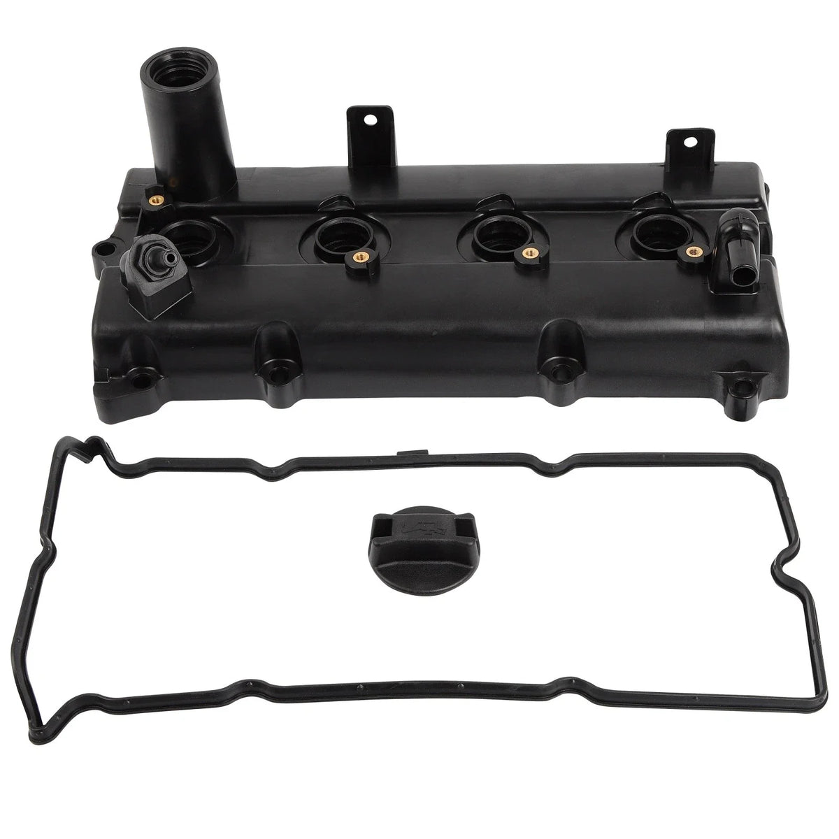 Valve Cover Set with Gasket, Bolts & Oil Cap for Nissan Frontier (2005–2019)
