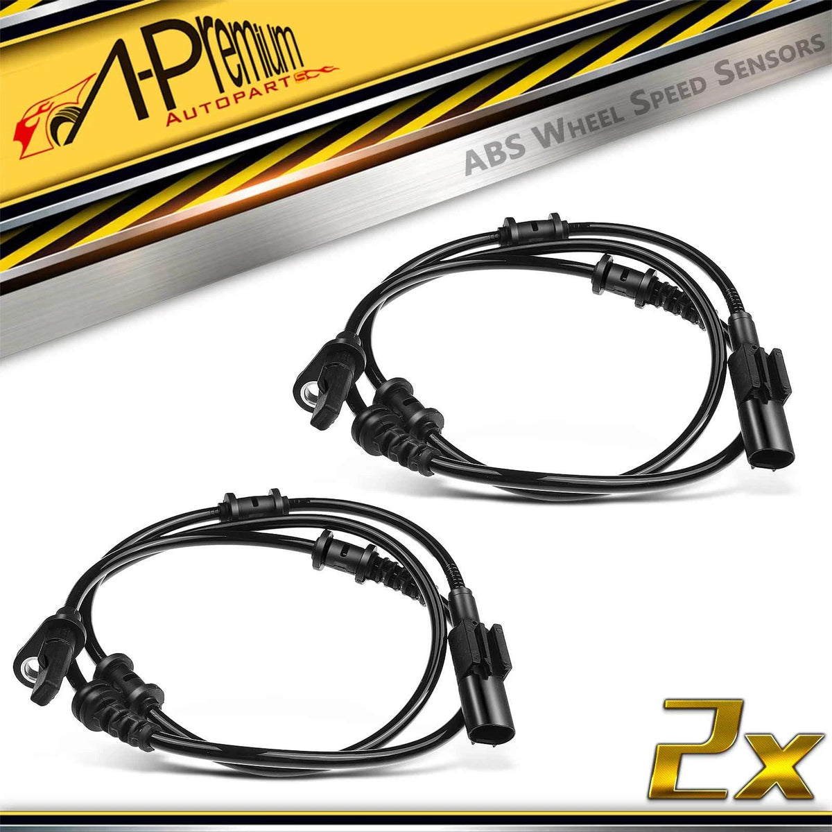 2X Front ABS Wheel Speed Sensors for Mercedes-Benz CLA250 GLA250 (2014–2017) 0065426718, 2465402510, V30720764