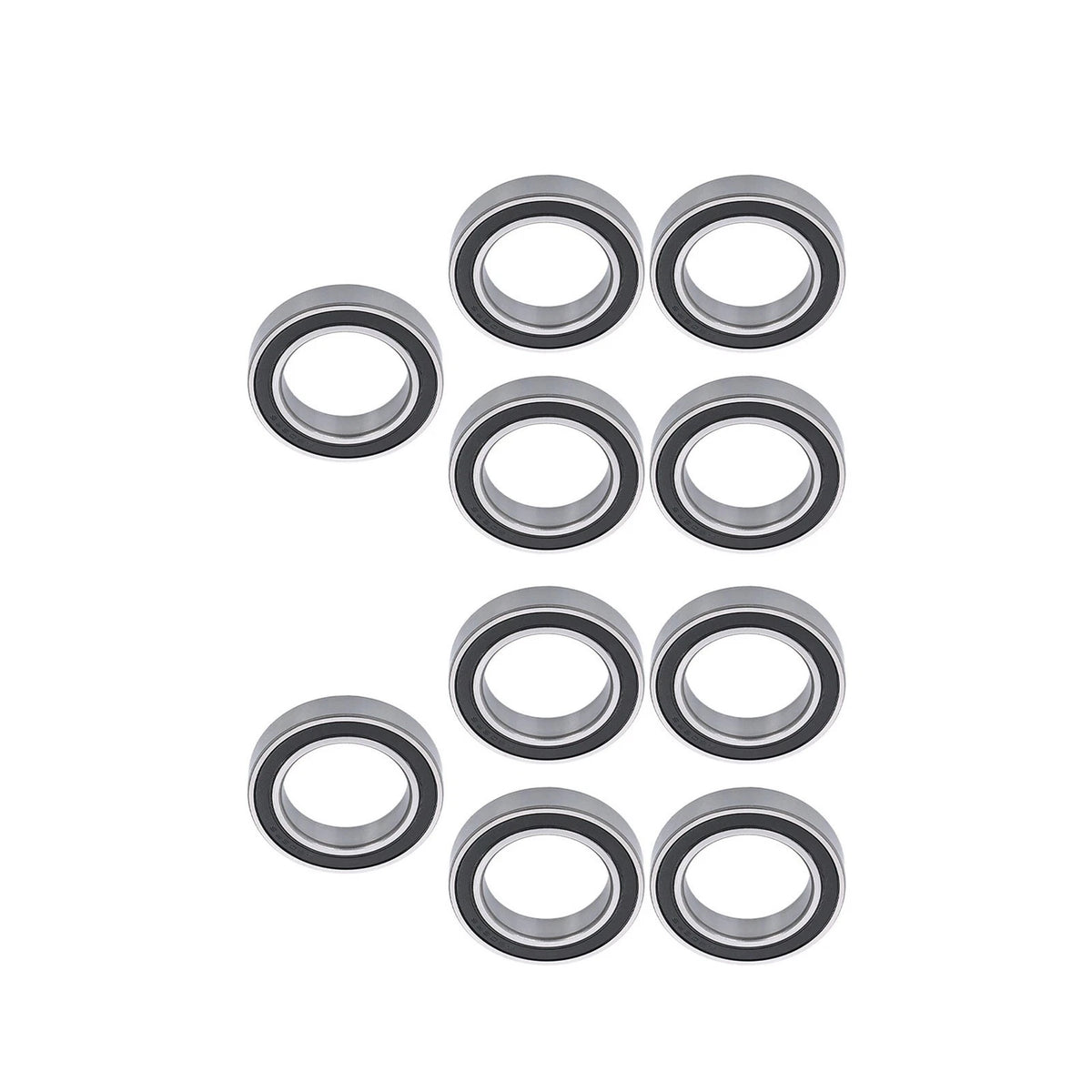 10 Pack Deep Groove Ball Bearing 40 × 62 × 12 mm Double Rubber Seals