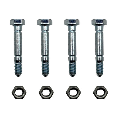 Set of 4 Shear Pins & Bolts for Ariens 51001500 Snowthrower (No Years)