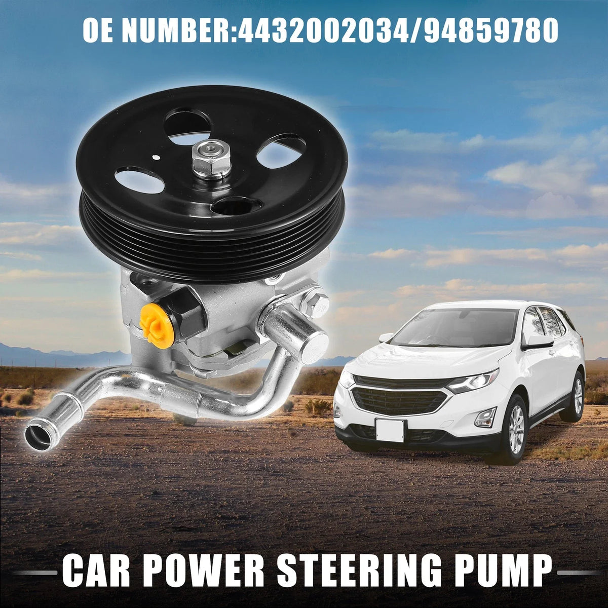 Power Steering Pump with Pulley for Chevrolet Prizm (1998–2002) No. 94859780