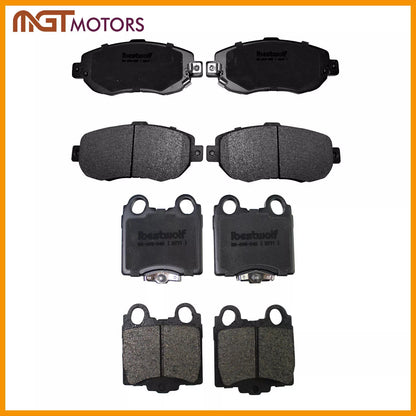 Set of 8 Ceramic Brake Pads for Lexus SC430 IS300 (2001–2010) D619 D771 P-619 P-771