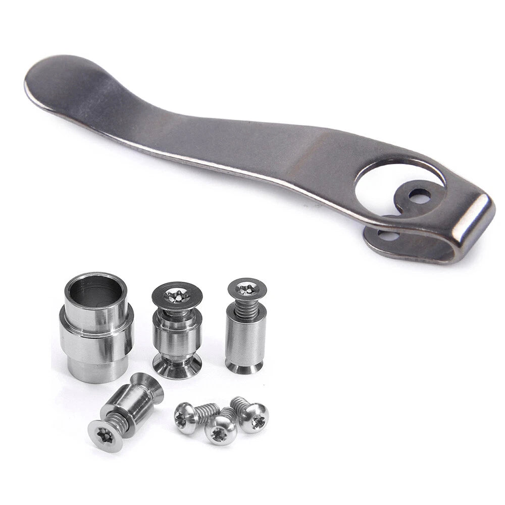 Titanium Screw Pivot Lanyard Kit for Spyderco Paramilitary 2