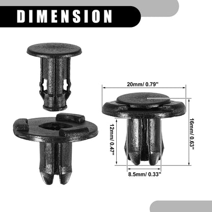 50 Pcs Push Type Retainer Clips No. 0155305323 for Nissan Frontier (2005–2019)