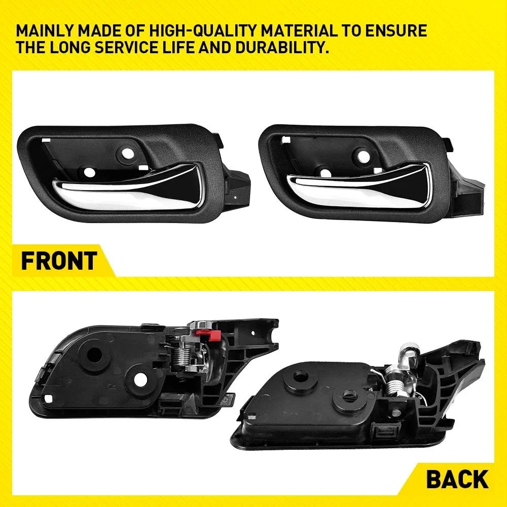 2x Front+Rear Right Inside Door Handle for Honda Accord Sedan (2003–2007)