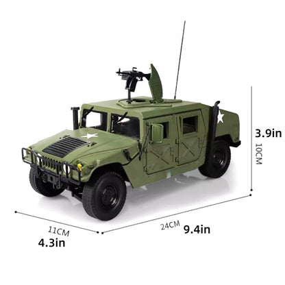 1/18 Diecast Alloy Hummer Hmmwv Battlefield Vehicle Model