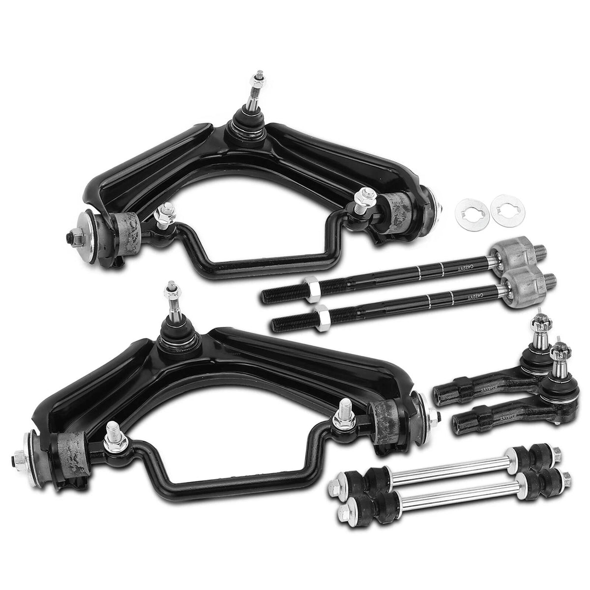 Set of 8 Front Upper Control Arm Sway Bar Tie Rod for Ford Explorer (2002–2003) - 1L2Z3280DA, L2Z3280DA, 22761221, 2L2Z5K483BA