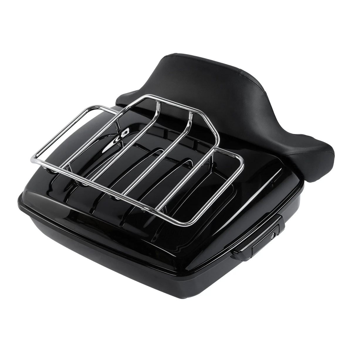 Chopped Trunk Backrest Luggage Rack for Harley Touring Road King (2014–2026)