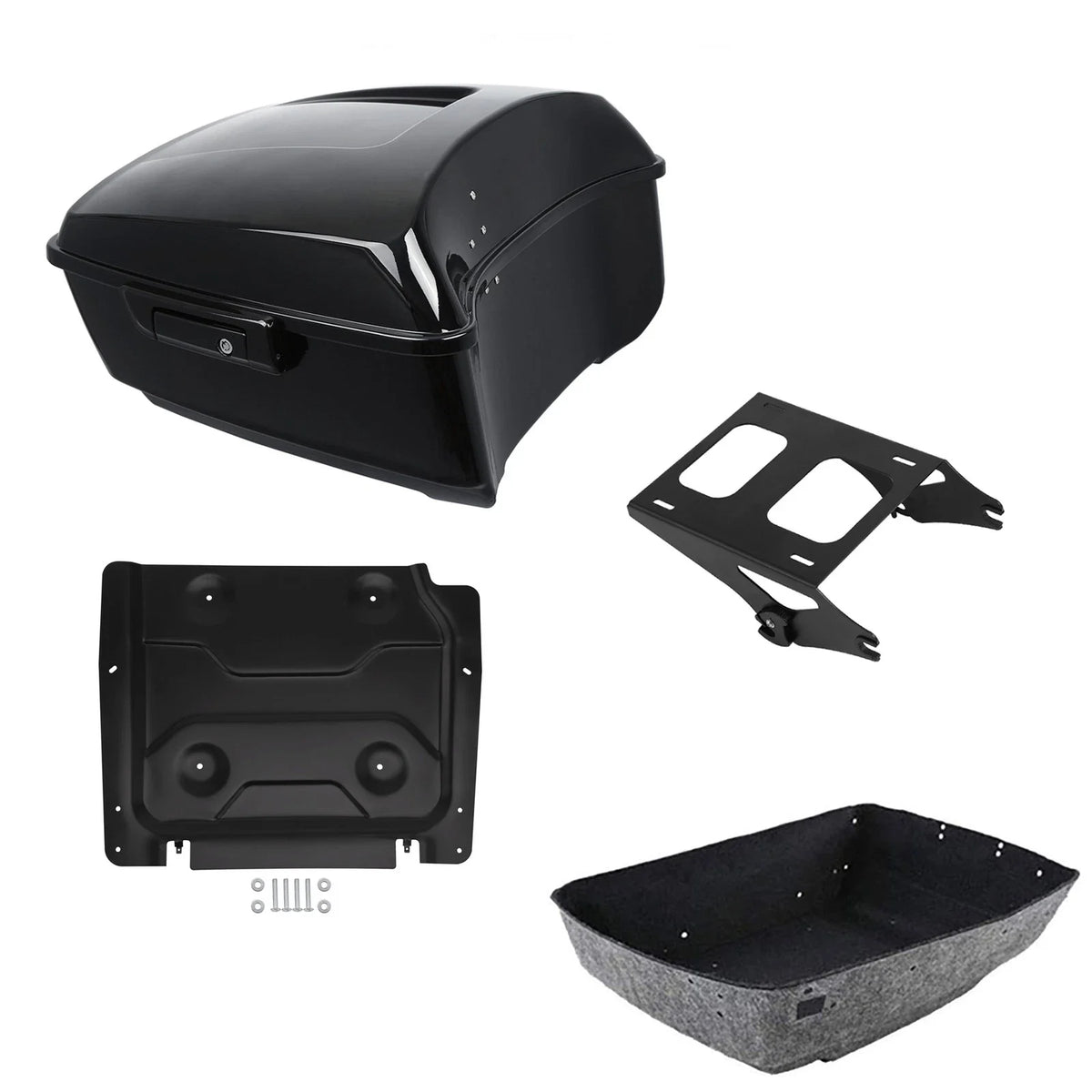 Trunk Luggage Mount Rack Plate for Harley Street Glide (2014–2026)