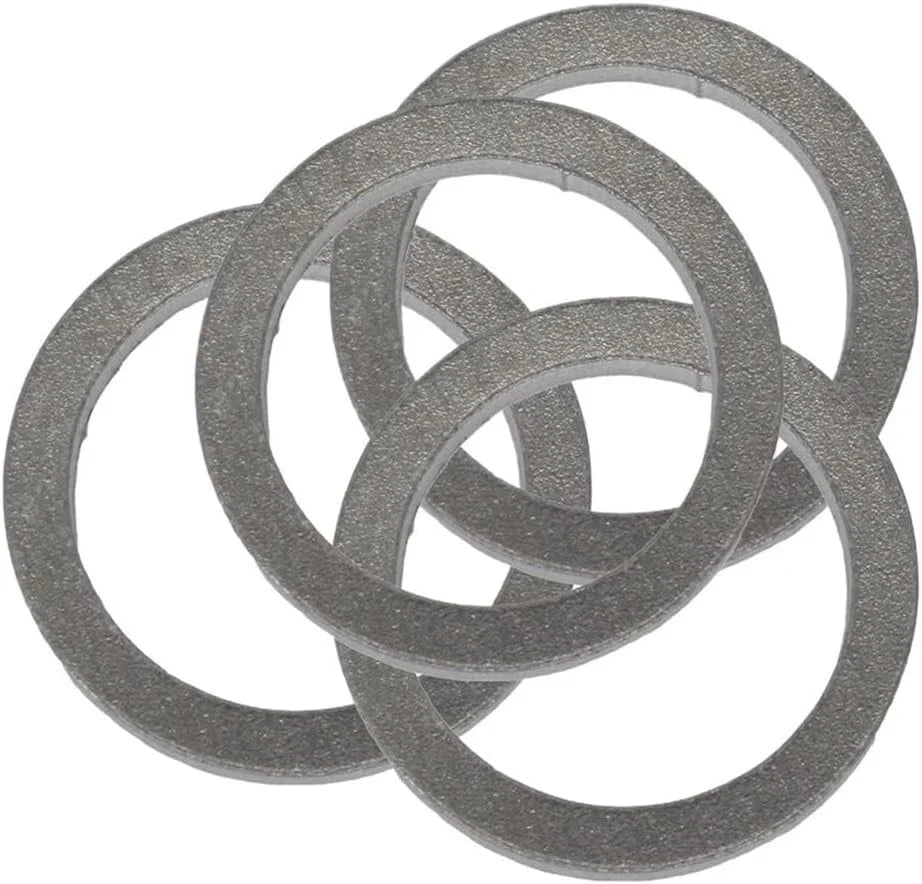 Set of 4 Oil Drain Plug Gaskets for Yamaha (90430-14M09-00, 90430-14228, 18-0755)
