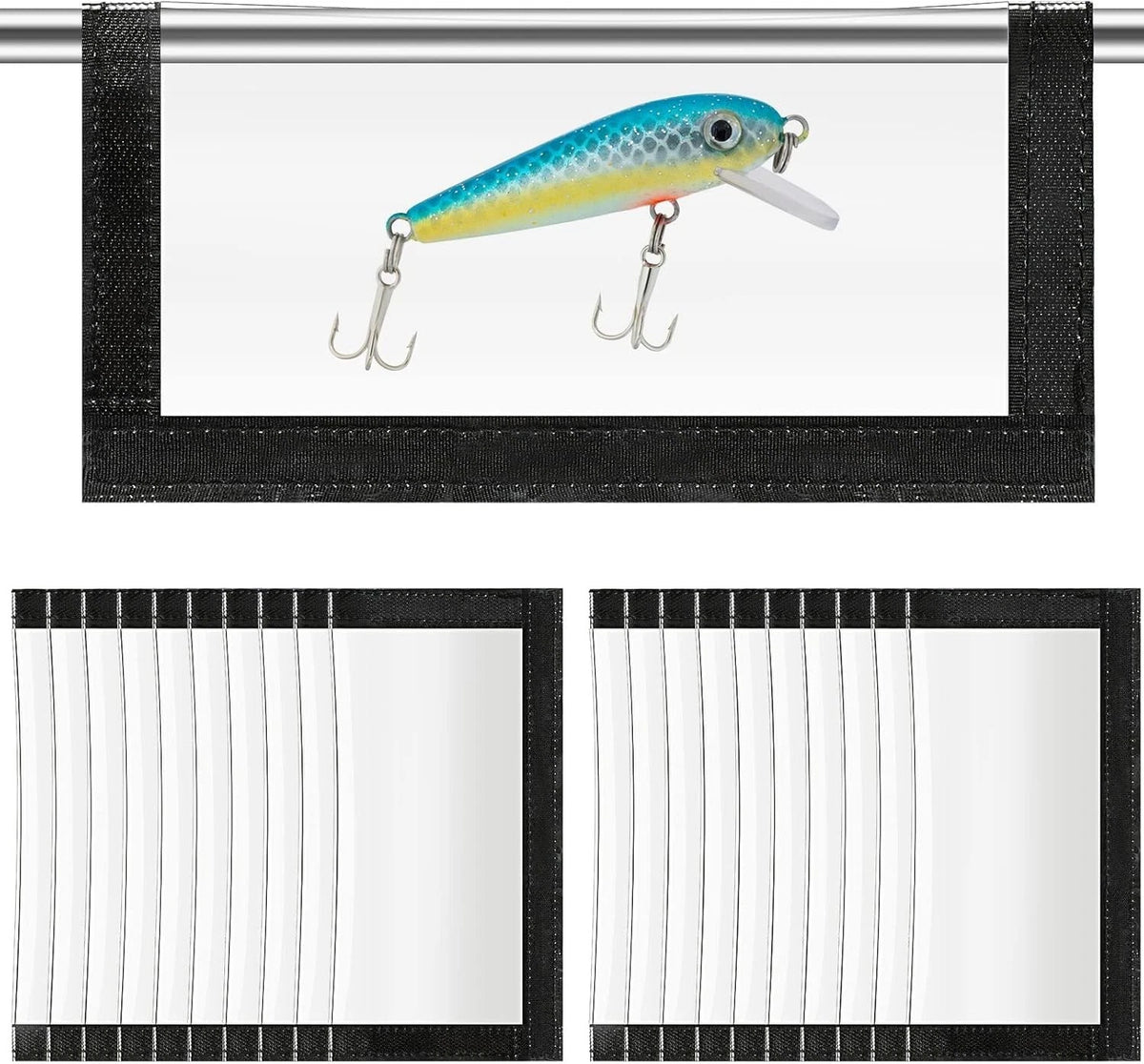 20-Pcs Clear PVC Fishing Hook Covers for Safety and Storage