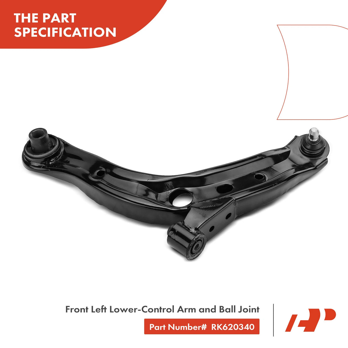 Set of 8 Front Lower Control Arm Ball Joint & Tie Rod for Mazda MPV (2000–2006) K620340, K620339, ES3197, EV80684, K9863
