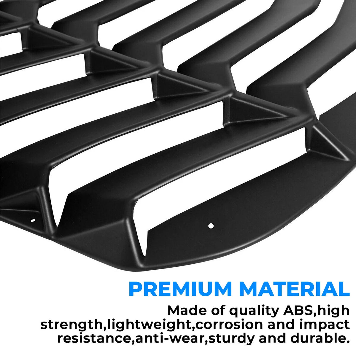 Rear Window Louver Cover Sun Shade for Ford Mustang (2015–2023) - ABS