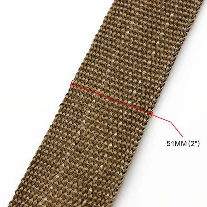 2 Rolls of 2" Titanium Lava Header Manifold Heat Wrap Tape for Universal