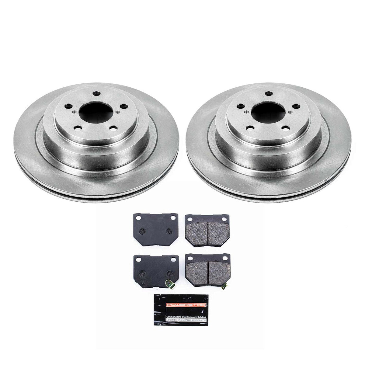Set of 2 Brake Disc and Pad Kits for Subaru Impreza