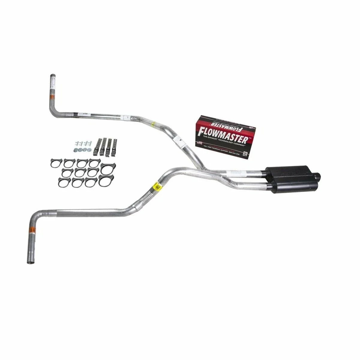 Dual Exhaust Pipe for Dakota (1987–1996) - Flowmaster Super 44 Side Exit