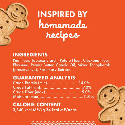 Buddy Biscuits Grain Free Dog Treats for Dogs (Pack of 1) - Peanut Butter