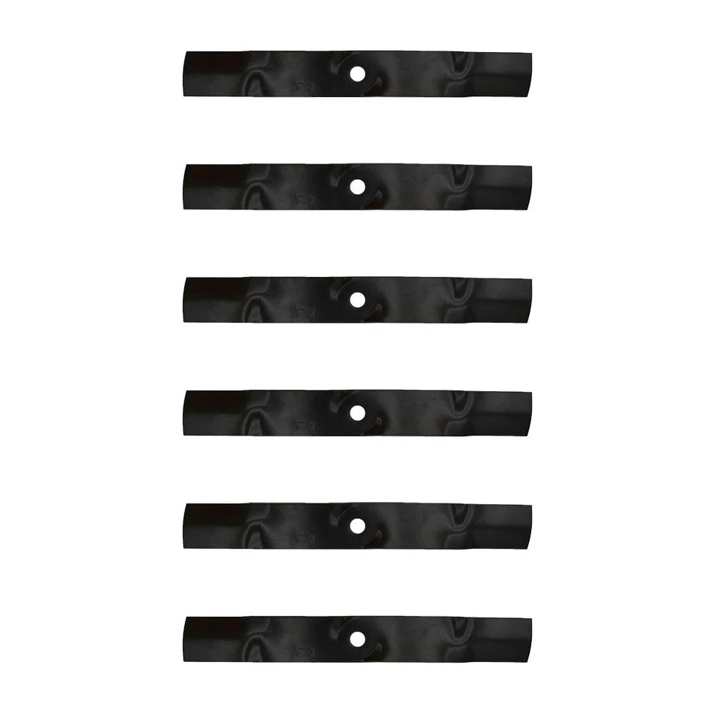 6 Mulching Blades for John Deere 54" GS25 GS45 GS75 GT235 LX288