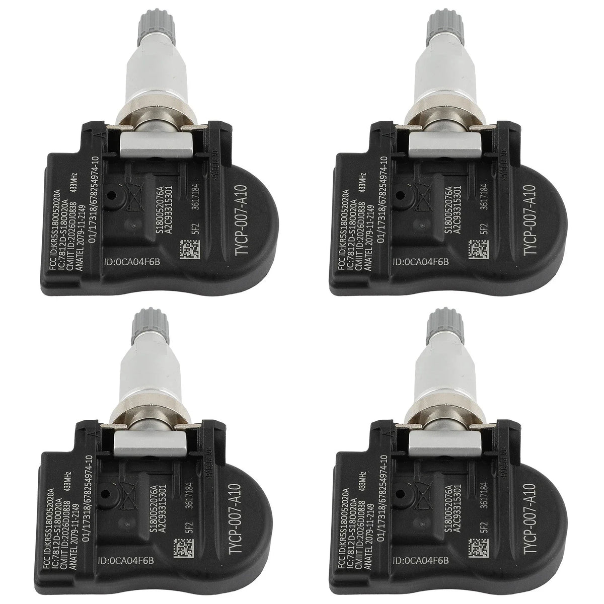 Set of 4 Tire Pressure Sensors for Land Rover (2014–2020) GX63-1A159-AA