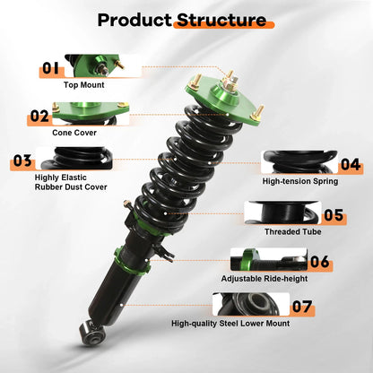 Coilovers for Infiniti G37 Sedan/Coupe RWD (2008–2011) Strut Shock Kit