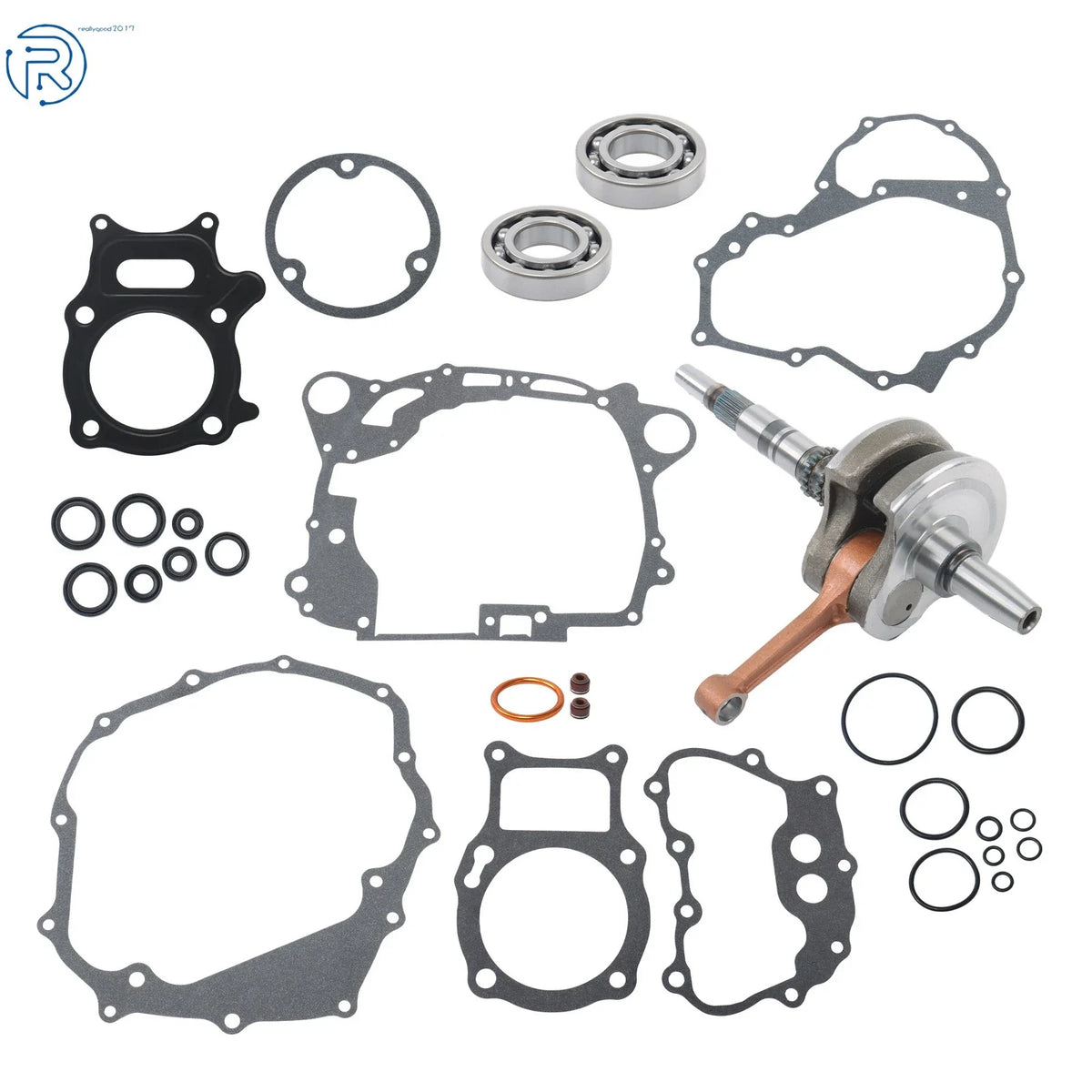 Engine Crankshaft Bottom End Rebuild Kit for Honda Recon TRX250 (2002–2014)
