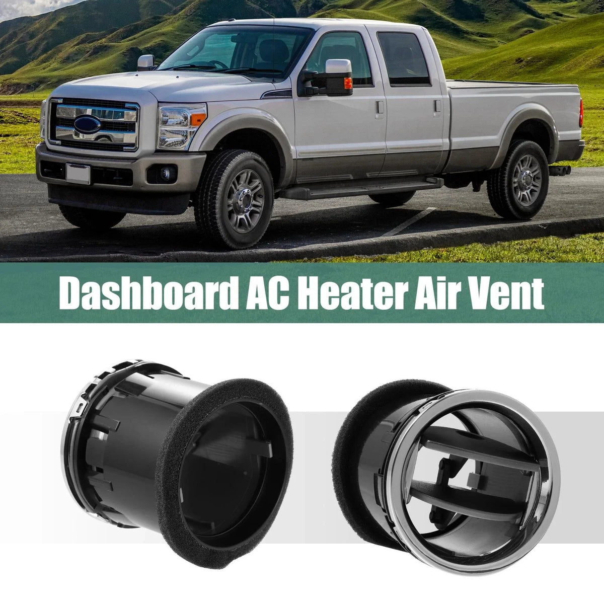 2 Pcs Front AC Heater Air Vent 8L3Z19893BA for Ford F-150 (2004–2008)