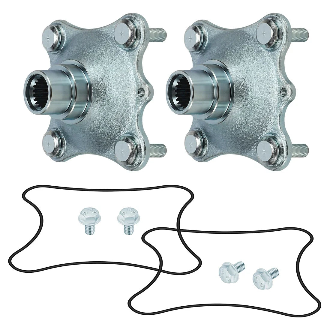 2X Front Wheel Hub Kit for Honda TRX350FE TRX350FM 4x4 Rancher 350 (2000–2006)