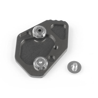 Side Stand Kickstand Plate Pad for BMW K1200S/R (2005–2008) K1400S/R (2009–2014) KSP-008-Gray