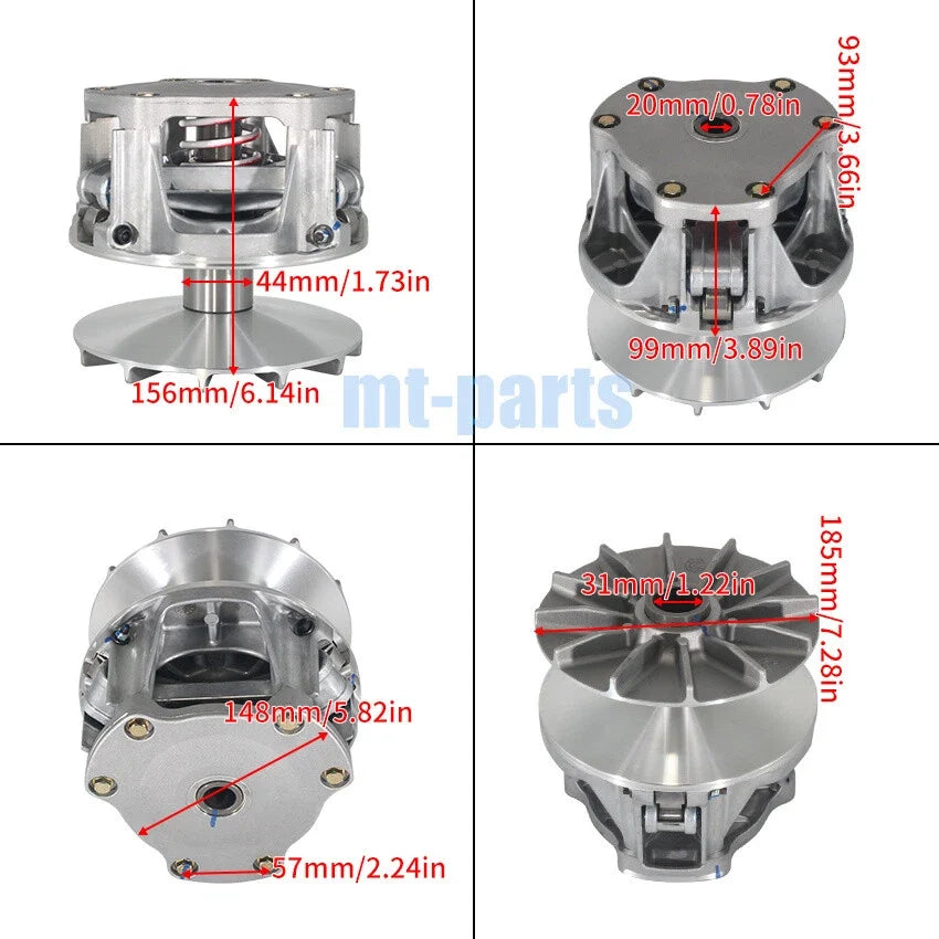 Clutch Variator Kit for Polaris Ranger Crew 1000 XP (2017–2018) / RZR XP 1000 (2019–2023)