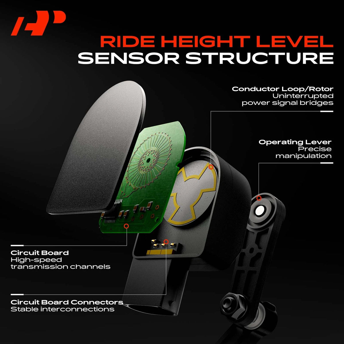 2X Ride Height Level Sensor for Ford F-150 (2021–2024) ML3Z3C097B