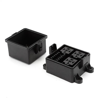 3-Way Fuse Relay Box Kit with 5-Pin 40A Relays & Fuses for Car Truck