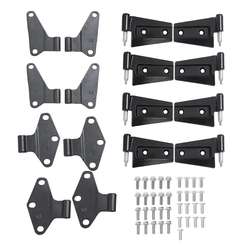 Set of 16 Body Door Hinge Replacements for Jeep Wrangler JK (2007–2018)