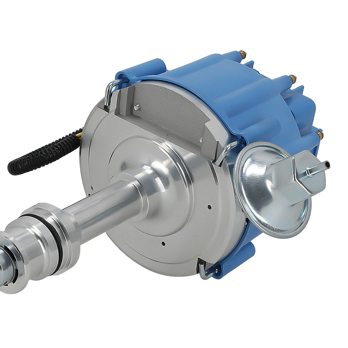 Ignition Distributor for Ford 351C 351M 400 429 460 (HEI Blue Male Cap)